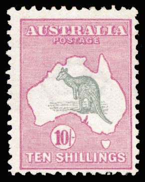 1913 Australia 4d orange Roo 1st wmk large OS perfin SG O6 Fine Used stamp 