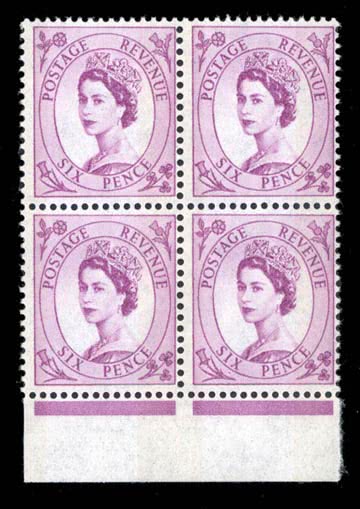 1963     4 1/2d   Block of 6 Great Britain Stamps National Nature Week Unmounted Mint