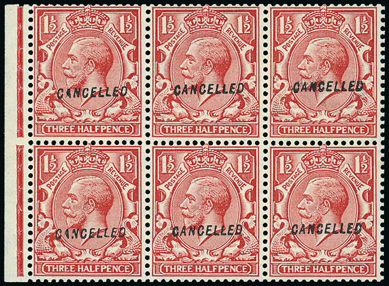 Lot 160 - Great Britain 1924 - 26 watermark block cypher issue -  Grosvenor Auctions The Golden Collection of Great Britain Part One