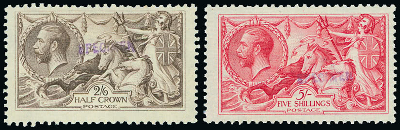 Lot 123 - Great Britain 1918 bradbury -  Grosvenor Auctions The Golden Collection of Great Britain Part One