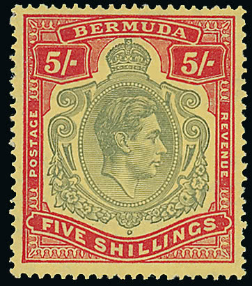 Lot 1569 - british empire and foreign countries bermuda - regular issues -  Grosvenor Auctions Auction of British Empire and Foreign Countries Postage Stamps and Postal History