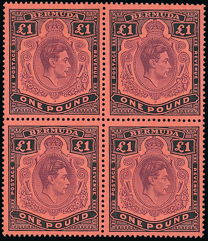 Lot 1581 - british empire and foreign countries bermuda - regular issues -  Grosvenor Auctions Auction of British Empire and Foreign Countries Postage Stamps and Postal History