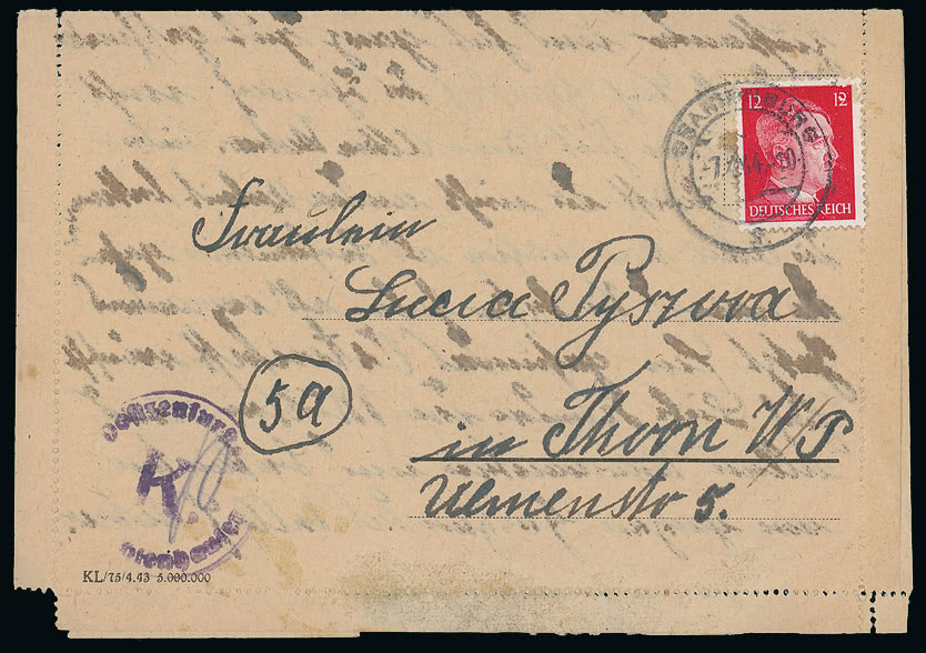 Lot 1958 - british empire and foreign countries germany - regular issues -  Grosvenor Auctions Auction of British Empire and Foreign Countries Postage Stamps and Postal History