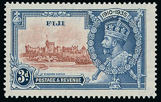 Lot 1301 - The Nick Rand Collection of 1935 Silver Jubilee Issues fiji - regular issues - Grosvenor Auctions Auction of British Empire and Foreign Countries Postage Stamps and Postal History Lot 1301 - The Nick Rand Collection of 1935 Silver Jubilee Issues fiji - regular issues - Grosvenor Auctions Auction of British Empire and Foreign Countries Postage Stamps and Postal History