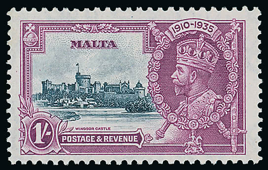 Lot 1323 - The Nick Rand Collection of 1935 Silver Jubilee Issues malta - regular issues - Grosvenor Auctions Auction of British Empire and Foreign Countries Postage Stamps and Postal History Lot 1323 - The Nick Rand Collection of 1935 Silver Jubilee Issues malta - regular issues - Grosvenor Auctions Auction of British Empire and Foreign Countries Postage Stamps and Postal History