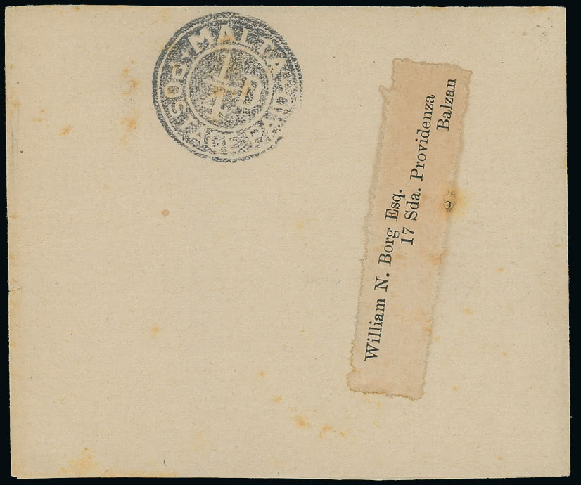 Lot 2314 - british empire and foreign countries Malta - Cancellations and Covers -  Grosvenor Auctions Auction of British Empire and Foreign Countries Postage Stamps and Postal History