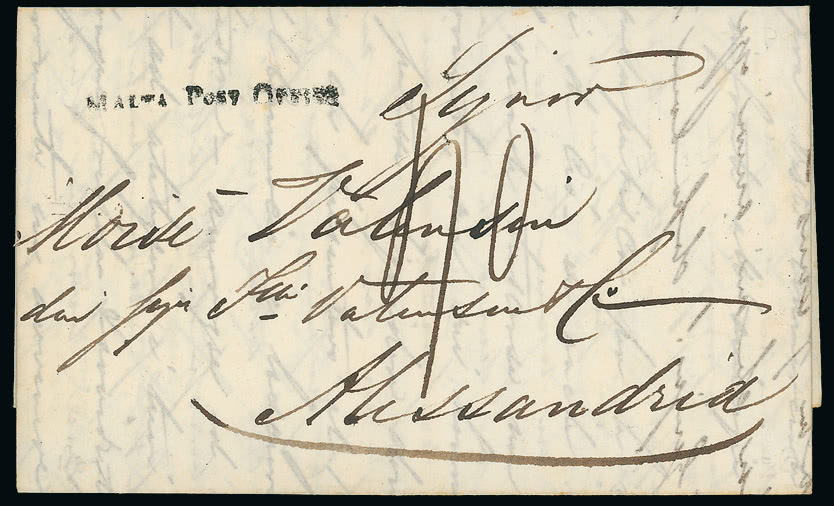 Lot 2276 - british empire and foreign countries malta - postal history - Grosvenor Auctions Auction of British Empire and Foreign Countries Postage Stamps and Postal History Lot 2276 - british empire and foreign countries malta - postal history - Grosvenor Auctions Auction of British Empire and Foreign Countries Postage Stamps and Postal History