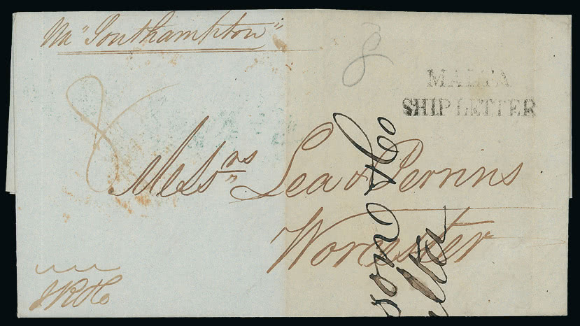 Lot 2289 - british empire and foreign countries malta - postal history -  Grosvenor Auctions Auction of British Empire and Foreign Countries Postage Stamps and Postal History