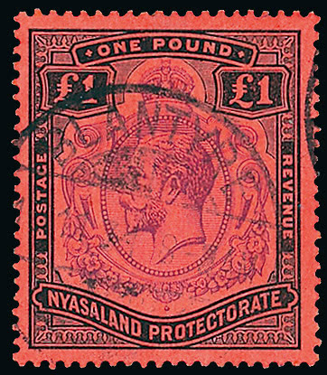 Lot 2444 - british empire and foreign countries nyasaland - regular issues - Grosvenor Auctions Auction of British Empire and Foreign Countries Postage Stamps and Postal History Lot 2444 - british empire and foreign countries nyasaland - regular issues - Grosvenor Auctions Auction of British Empire and Foreign Countries Postage Stamps and Postal History