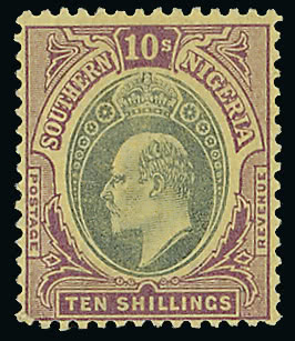 Lot 2420 - british empire and foreign countries Nigeria: Southern Nigeria - Regular Issues - Grosvenor Auctions Auction of British Empire and Foreign Countries Postage Stamps and Postal History Lot 2420 - british empire and foreign countries Nigeria: Southern Nigeria - Regular Issues - Grosvenor Auctions Auction of British Empire and Foreign Countries Postage Stamps and Postal History