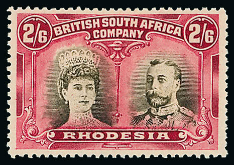 Lot 2481 - british empire and foreign countries rhodesia - regular issues -  Grosvenor Auctions Auction of British Empire and Foreign Countries Postage Stamps and Postal History