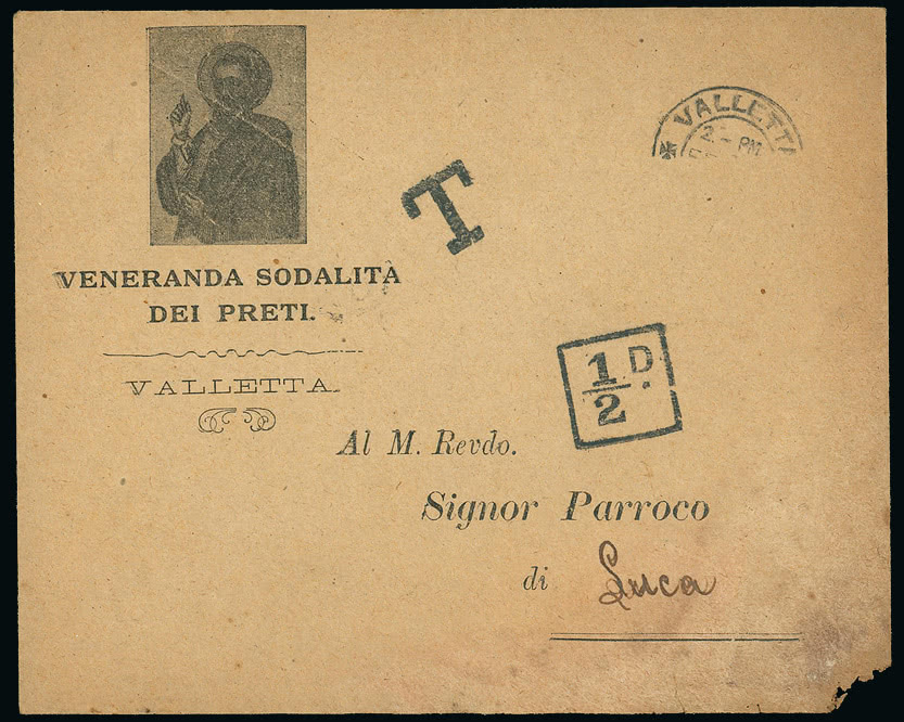 Lot 2318 - british empire and foreign countries Malta - Cancellations and Covers -  Grosvenor Auctions Auction of British Empire and Foreign Countries Postage Stamps and Postal History