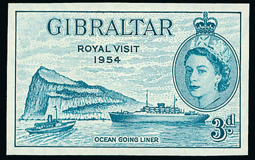 Lot 2030 - british empire and foreign countries gibraltar - regular issues -  Grosvenor Auctions Auction of British Empire and Foreign Countries Postage Stamps and Postal History