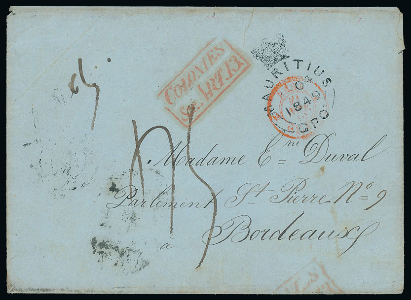 Lot 1616 - british empire and foreign countries British Indian Ocean Territory - Postal History -  Grosvenor Auctions Auction of British Empire and Foreign Countries Postage Stamps and Postal History