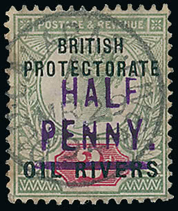 Lot 2412 - british empire and foreign countries nigeria: niger coast protectorate - regular issues - Grosvenor Auctions Auction of British Empire and Foreign Countries Postage Stamps and Postal History Lot 2412 - british empire and foreign countries nigeria: niger coast protectorate - regular issues - Grosvenor Auctions Auction of British Empire and Foreign Countries Postage Stamps and Postal History