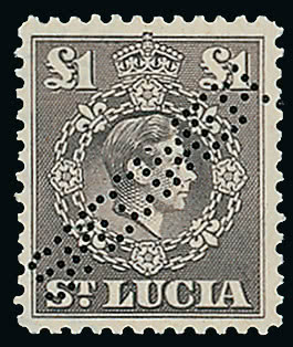 Lot 2664 - british empire and foreign countries Saint Lucia: The Trevol collection - Regular Issues -  Grosvenor Auctions Auction of British Empire and Foreign Countries Postage Stamps and Postal History