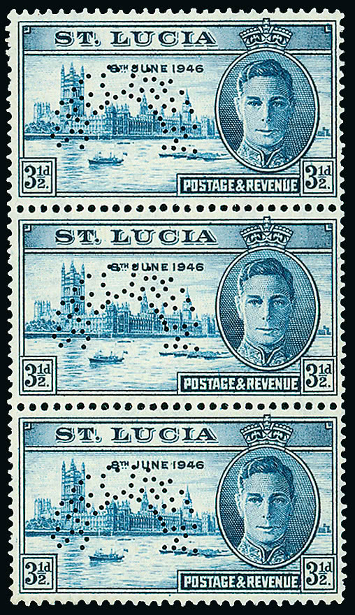 Lot 2666 - british empire and foreign countries Saint Lucia: The Trevol collection - Regular Issues -  Grosvenor Auctions Auction of British Empire and Foreign Countries Postage Stamps and Postal History