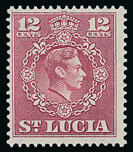 Lot 2670 - british empire and foreign countries Saint Lucia: The Trevol collection - Regular Issues -  Grosvenor Auctions Auction of British Empire and Foreign Countries Postage Stamps and Postal History