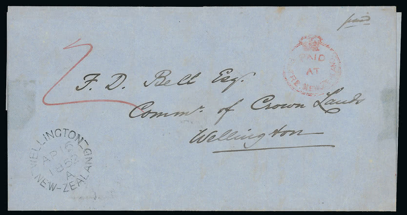 Lot 2367 - british empire and foreign countries New Zealand - Postal History -  Grosvenor Auctions Auction of British Empire and Foreign Countries Postage Stamps and Postal History