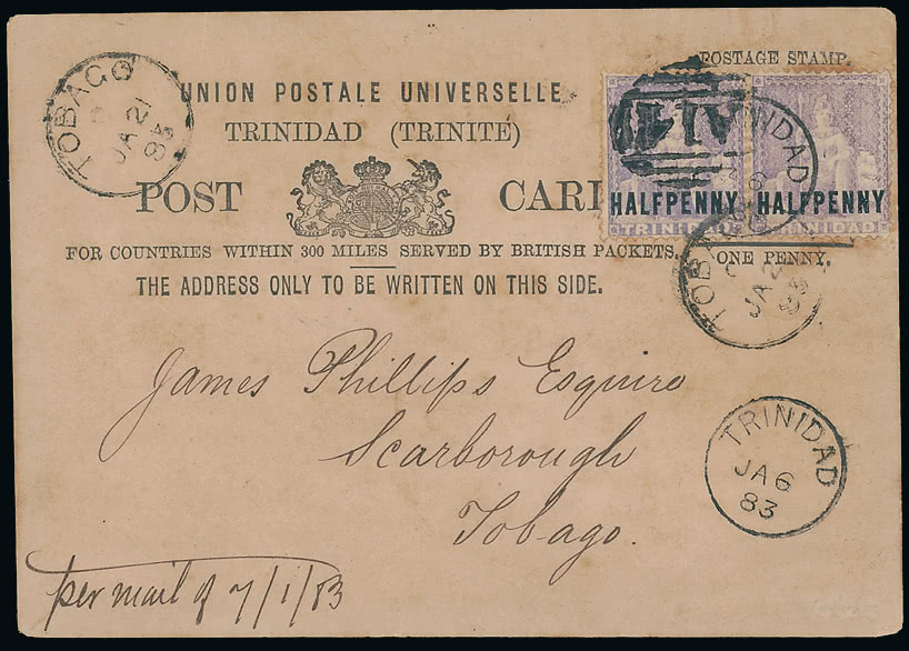 Lot 2880 - british empire and foreign countries Trinidad - Regular Issues - Grosvenor Auctions Auction of British Empire and Foreign Countries Postage Stamps and Postal History Lot 2880 - british empire and foreign countries Trinidad - Regular Issues - Grosvenor Auctions Auction of British Empire and Foreign Countries Postage Stamps and Postal History