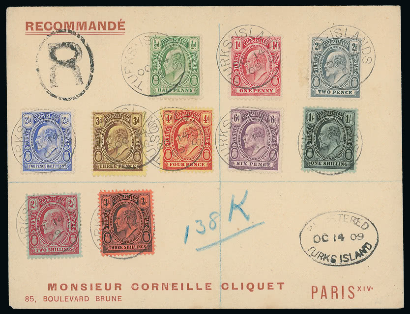 Lot 2887 - british empire and foreign countries Turks and Caicos Islands - Regular Issues - Grosvenor Auctions Auction of British Empire and Foreign Countries Postage Stamps and Postal History Lot 2887 - british empire and foreign countries Turks and Caicos Islands - Regular Issues - Grosvenor Auctions Auction of British Empire and Foreign Countries Postage Stamps and Postal History