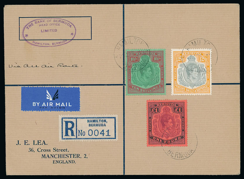 Lot 1556 - british empire and foreign countries bermuda - regular issues -  Grosvenor Auctions Auction of British Empire and Foreign Countries Postage Stamps and Postal History