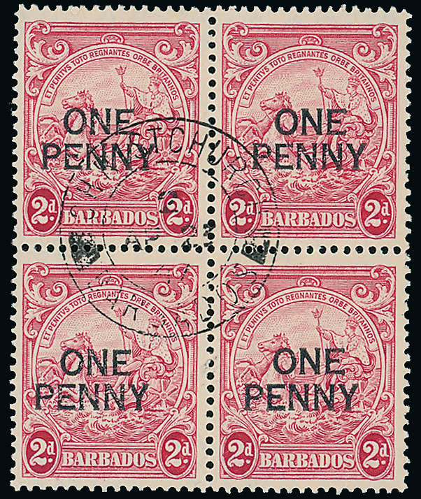 Lot 1502 - british empire and foreign countries barbados - regular issues - Grosvenor Auctions Auction of British Empire and Foreign Countries Postage Stamps and Postal History Lot 1502 - british empire and foreign countries barbados - regular issues - Grosvenor Auctions Auction of British Empire and Foreign Countries Postage Stamps and Postal History