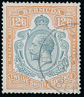 Lot 1550 - british empire and foreign countries bermuda - regular issues -  Grosvenor Auctions Auction of British Empire and Foreign Countries Postage Stamps and Postal History