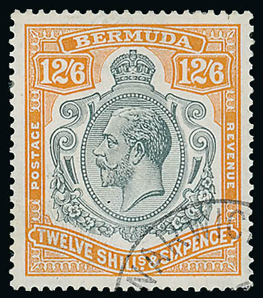 Lot 1544 - british empire and foreign countries bermuda - regular issues -  Grosvenor Auctions Auction of British Empire and Foreign Countries Postage Stamps and Postal History
