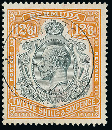 Lot 1547 - british empire and foreign countries bermuda - regular issues -  Grosvenor Auctions Auction of British Empire and Foreign Countries Postage Stamps and Postal History