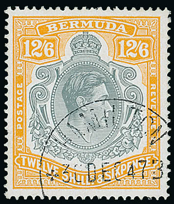 Lot 1578 - british empire and foreign countries bermuda - regular issues -  Grosvenor Auctions Auction of British Empire and Foreign Countries Postage Stamps and Postal History