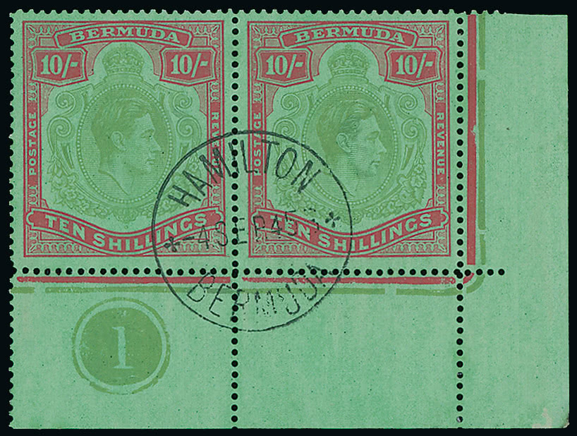 Lot 1571 - british empire and foreign countries bermuda - regular issues -  Grosvenor Auctions Auction of British Empire and Foreign Countries Postage Stamps and Postal History