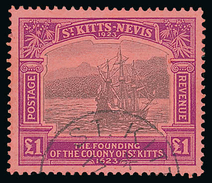 Lot 2527 - british empire and foreign countries saint kitts-nevis - regular issues -  Grosvenor Auctions Auction of British Empire and Foreign Countries Postage Stamps and Postal History