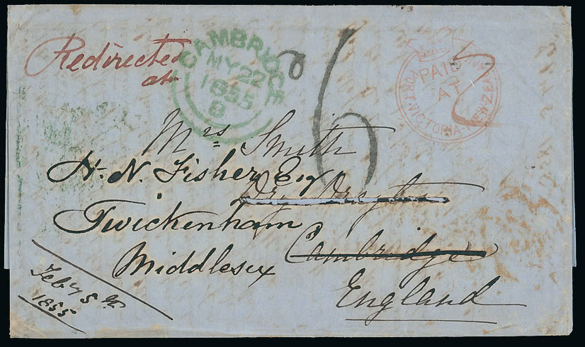 Lot 2368 - british empire and foreign countries New Zealand - Postal History -  Grosvenor Auctions Auction of British Empire and Foreign Countries Postage Stamps and Postal History