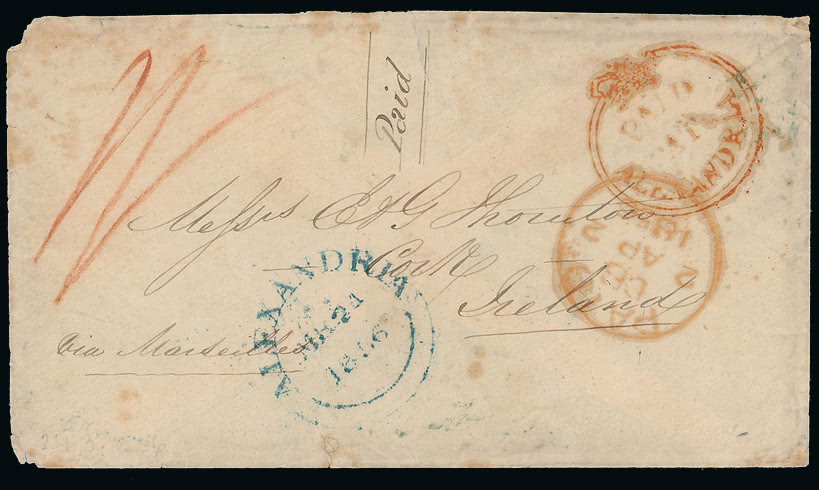 Lot 1776 - british empire and foreign countries egypt - postal history - Grosvenor Auctions Auction of British Empire and Foreign Countries Postage Stamps and Postal History Lot 1776 - british empire and foreign countries egypt - postal history - Grosvenor Auctions Auction of British Empire and Foreign Countries Postage Stamps and Postal History
