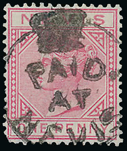 Lot 2525 - british empire and foreign countries Saint Kitts-Nevis: Nevis - Postal History -  Grosvenor Auctions Auction of British Empire and Foreign Countries Postage Stamps and Postal History