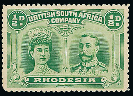 Lot 2485 - british empire and foreign countries rhodesia - regular issues -  Grosvenor Auctions Auction of British Empire and Foreign Countries Postage Stamps and Postal History