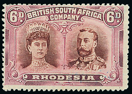Lot 2479 - british empire and foreign countries rhodesia - regular issues -  Grosvenor Auctions Auction of British Empire and Foreign Countries Postage Stamps and Postal History
