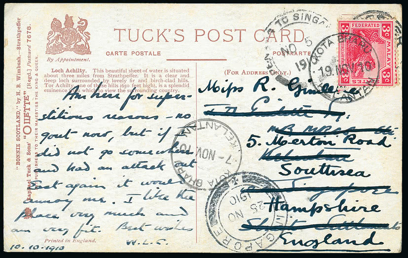 Lot 2237 - british empire and foreign countries Malayan States: Kelantan - Postal History - Grosvenor Auctions Auction of British Empire and Foreign Countries Postage Stamps and Postal History Lot 2237 - british empire and foreign countries Malayan States: Kelantan - Postal History - Grosvenor Auctions Auction of British Empire and Foreign Countries Postage Stamps and Postal History