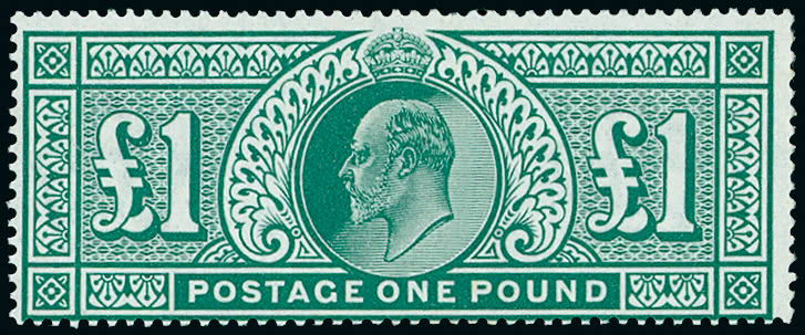 Lot 1799 - Great Britain 1911 - 13 somerset house -  Grosvenor Auctions Auction of Great Britain Postage Stamps and Postal History