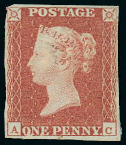Lot 1536 - Great Britain 1841 one penny red-brown and two pence blue - Grosvenor Auctions Auction of Great Britain Postage Stamps and Postal History Lot 1536 - Great Britain 1841 one penny red-brown and two pence blue - Grosvenor Auctions Auction of Great Britain Postage Stamps and Postal History