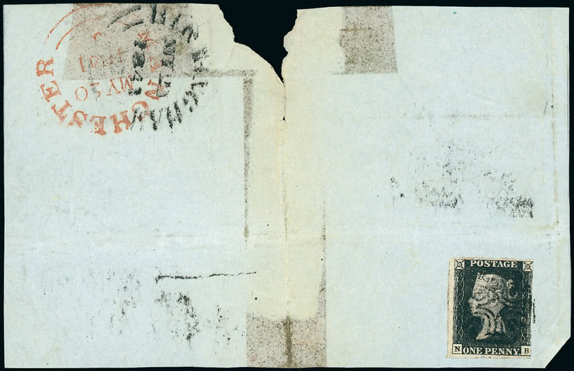 Lot 1408 - Great Britain 1840 one penny black and two pence blue - Grosvenor Auctions Auction of Great Britain Postage Stamps and Postal History Lot 1408 - Great Britain 1840 one penny black and two pence blue - Grosvenor Auctions Auction of Great Britain Postage Stamps and Postal History