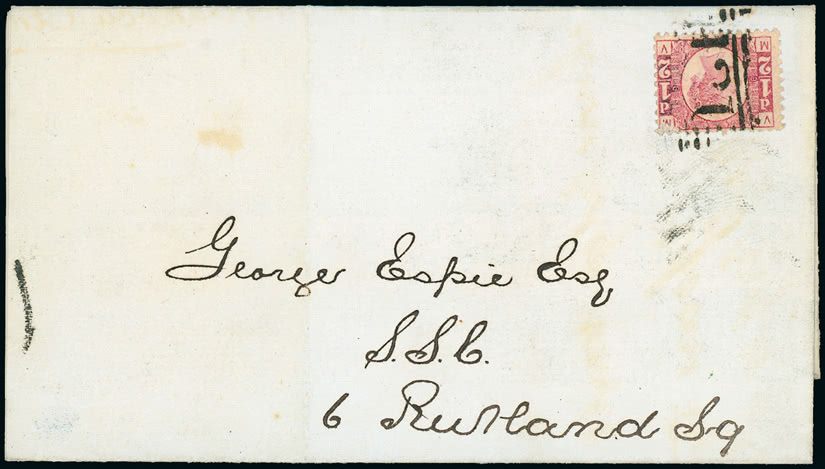 Lot 1623 - Great Britain 1870 halfpenny - Grosvenor Auctions Auction of Great Britain Postage Stamps and Postal History Lot 1623 - Great Britain 1870 halfpenny - Grosvenor Auctions Auction of Great Britain Postage Stamps and Postal History