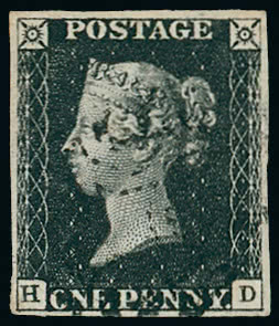 Lot 1419 - Great Britain 1840 one penny black and two pence blue - Grosvenor Auctions Auction of Great Britain Postage Stamps and Postal History Lot 1419 - Great Britain 1840 one penny black and two pence blue - Grosvenor Auctions Auction of Great Britain Postage Stamps and Postal History