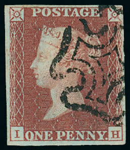 Lot 1537 - Great Britain 1841 one penny red-brown and two pence blue - Grosvenor Auctions Auction of Great Britain Postage Stamps and Postal History Lot 1537 - Great Britain 1841 one penny red-brown and two pence blue - Grosvenor Auctions Auction of Great Britain Postage Stamps and Postal History