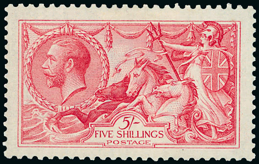 Lot 1821 - Great Britain 1913 waterlow -  Grosvenor Auctions Auction of Great Britain Postage Stamps and Postal History