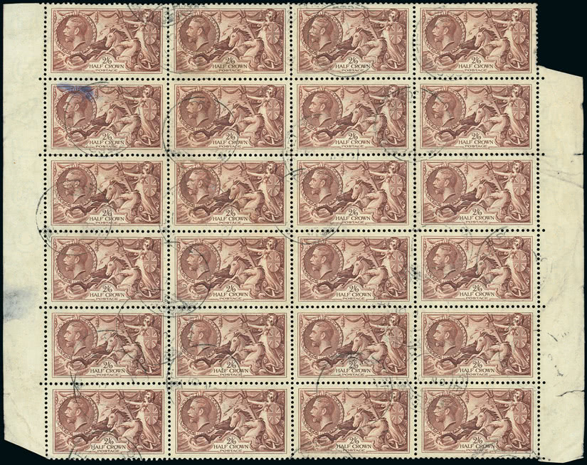 Lot 1874 - Great Britain 1918 bradbury -  Grosvenor Auctions Auction of Great Britain Postage Stamps and Postal History