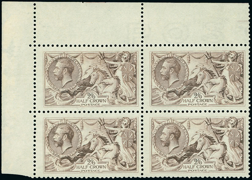 Lot 1875 - Great Britain 1918 bradbury -  Grosvenor Auctions Auction of Great Britain Postage Stamps and Postal History