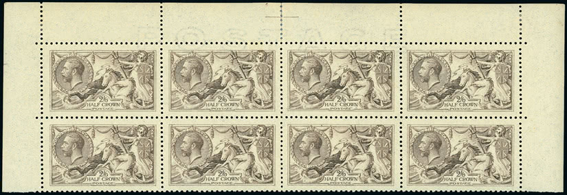 Lot 1851 - Great Britain 1915–18 de la rue - Grosvenor Auctions Auction of Great Britain Postage Stamps and Postal History Lot 1851 - Great Britain 1915–18 de la rue - Grosvenor Auctions Auction of Great Britain Postage Stamps and Postal History