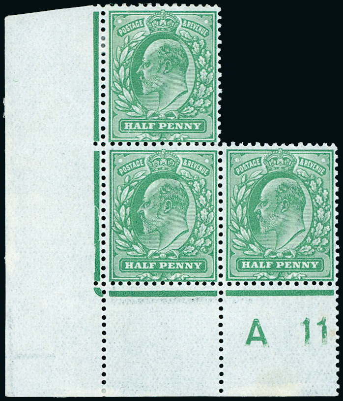 Lot 1791 - Great Britain 1911 harrison -  Grosvenor Auctions Auction of Great Britain Postage Stamps and Postal History
